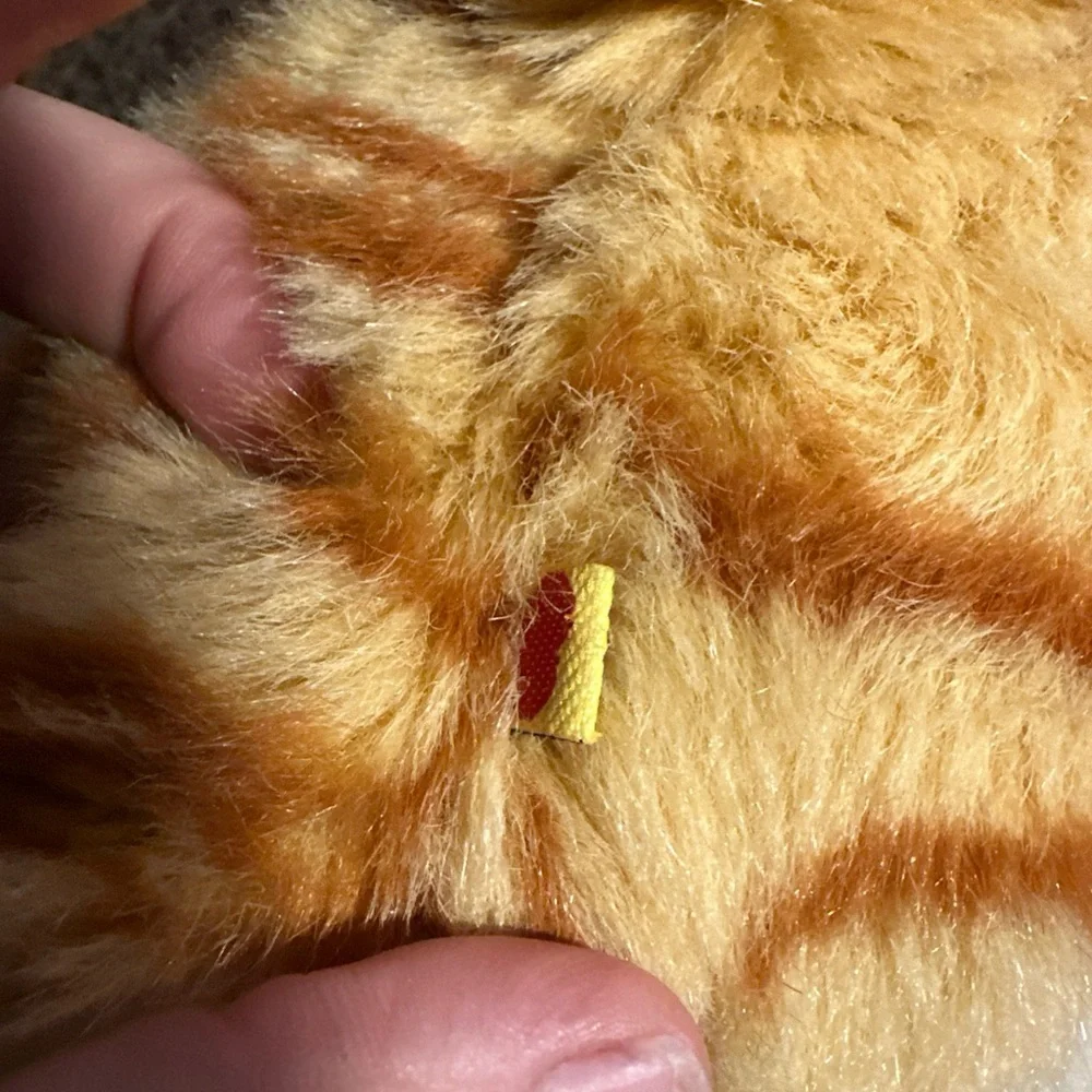 Build A Bear BABW Vintage Tabby Cat Plush Stuffed Animal Orange Stripes Retired - Picture 11 of 12